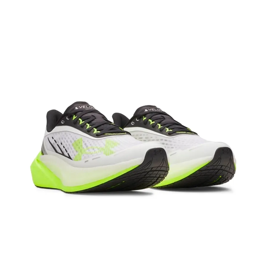 Imagen 1 de 5 de Zapatillas Under Armour Velociti Distance-BLANCO/NEGRO/AMARILLO FLUOR