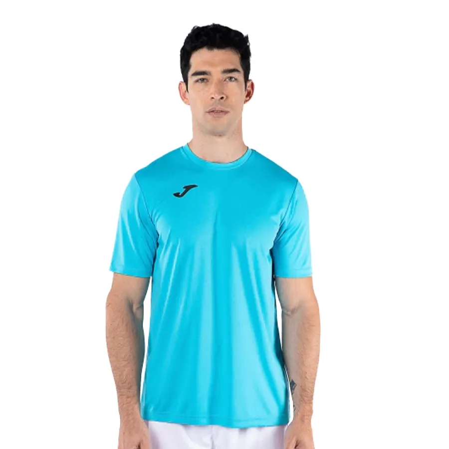 Imagen 0 de 4 de Remera Joma Manga Corta Combi-TURQUESA