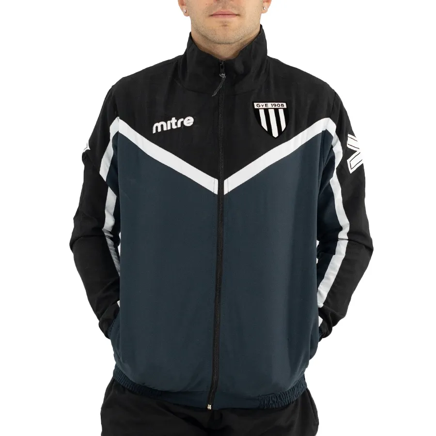 Imagen 3 de 6 de Conjunto Mitre Track  Gimnasia Y Esgrima-NEGRO/GRIS