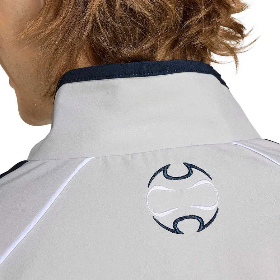Imagen 4 de 5 de Campera adidas Teamgeist-GRIS/MARINO