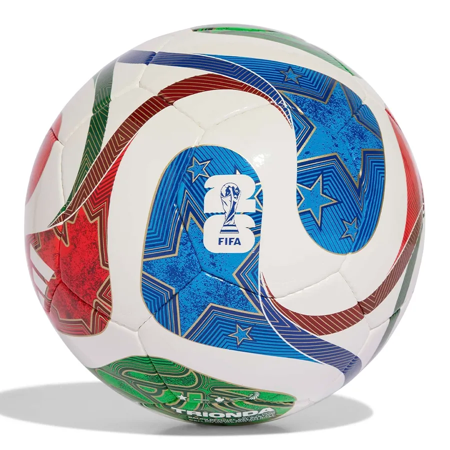 Imagen 2 de 4 de Pelota adidas Trionda Pro sala Copa Mundial de la Fifa 26-BLANCO/AZUL/ROJO