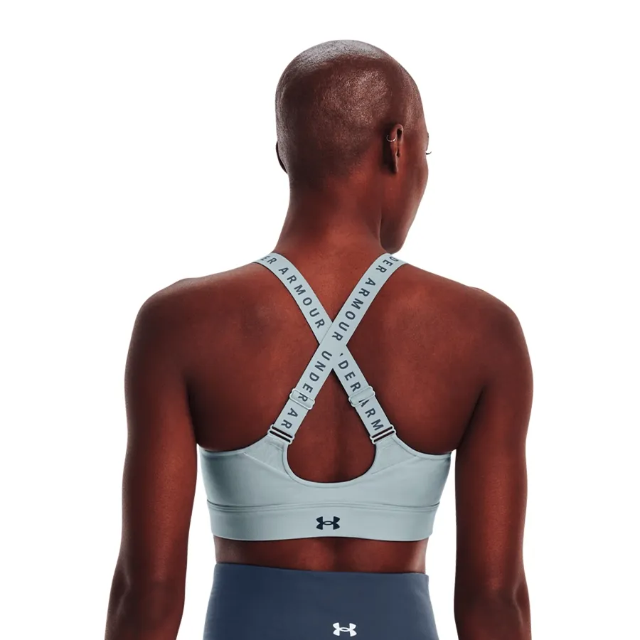 Imagen 1 de 6 de Top Under Armour Infinity High Bra Zip-CELESTE