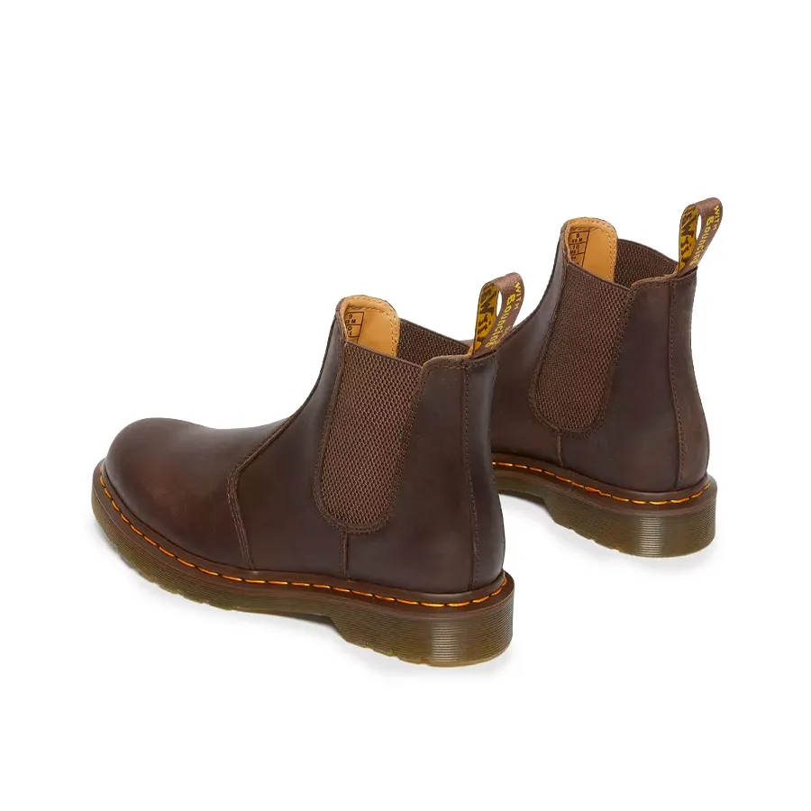 Imagen 5 de 8 de Botas Dr Martens Chelsea 2976 Stitch-MARRON