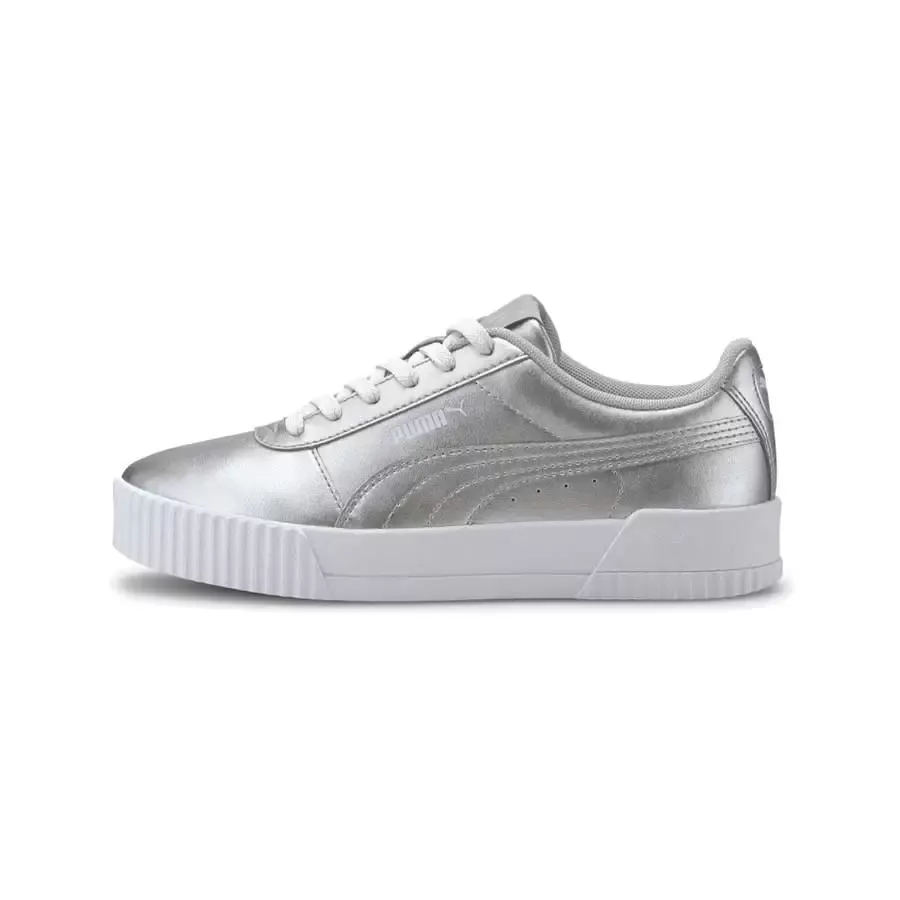 Imagen 1 de 5 de Zapatillas Puma Carina Metallic Adp-PLATA/BLANCO