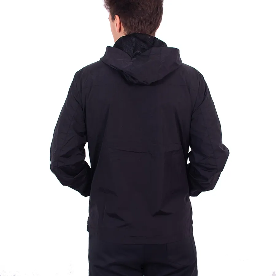 Imagen 1 de 3 de Campera Fiume Sport Rompevientos Imp Godoy Cruz-NEGRO
