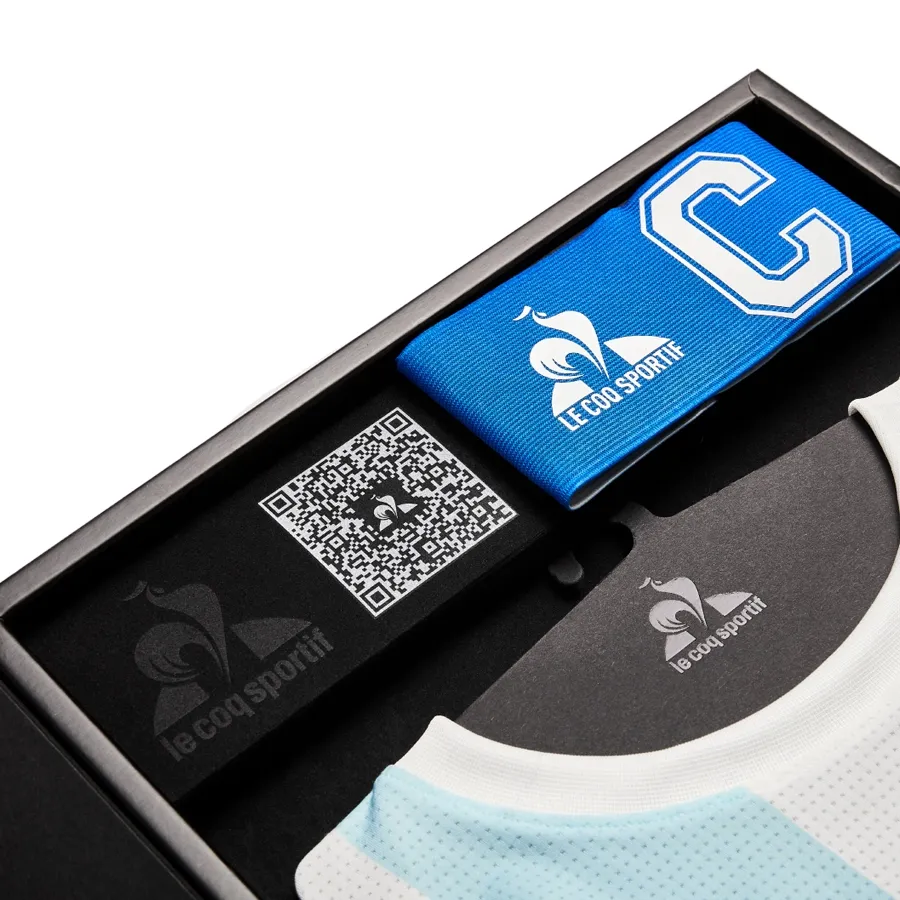 Imagen 7 de 8 de Camiseta Le Coq Sportif Pack Homenaje 86 Titular Argentina-CELESTE/BLANCO