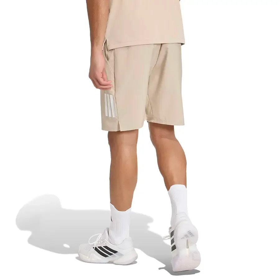 Imagen 1 de 5 de Short adidas Club Climacool 3 Tiras-BEIGE