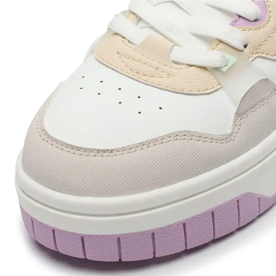 Imagen 3 de 5 de Zapatillas Atomik Emmet-BLANCO/LILA/BEIGE
