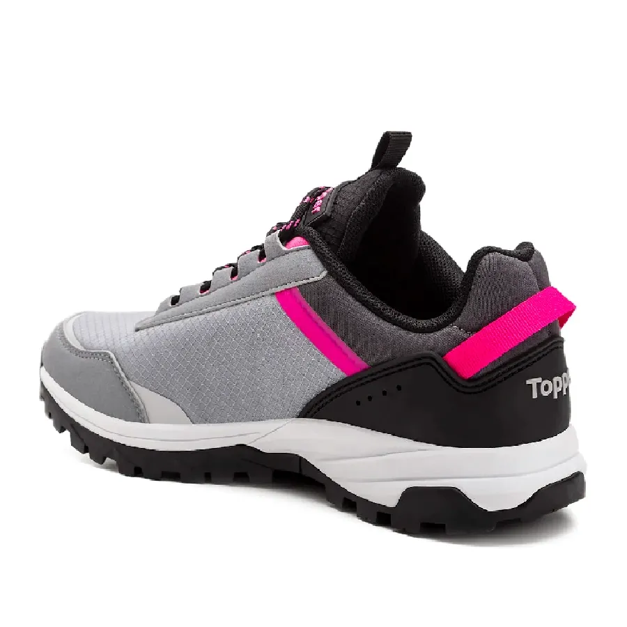 Imagen 2 de 4 de Zapatillas Topper Rug-GRIS/FUCSIA/NEGRO