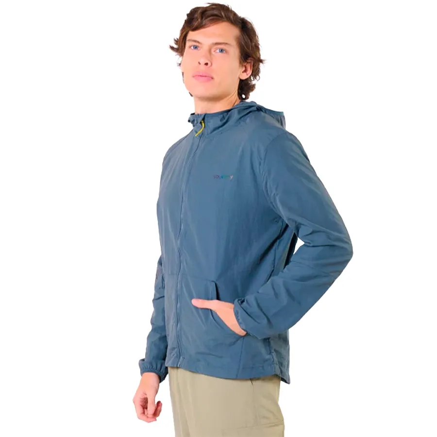 Imagen 0 de 5 de Campera Saucony Metro Windbreaker-GRIS PLOMO