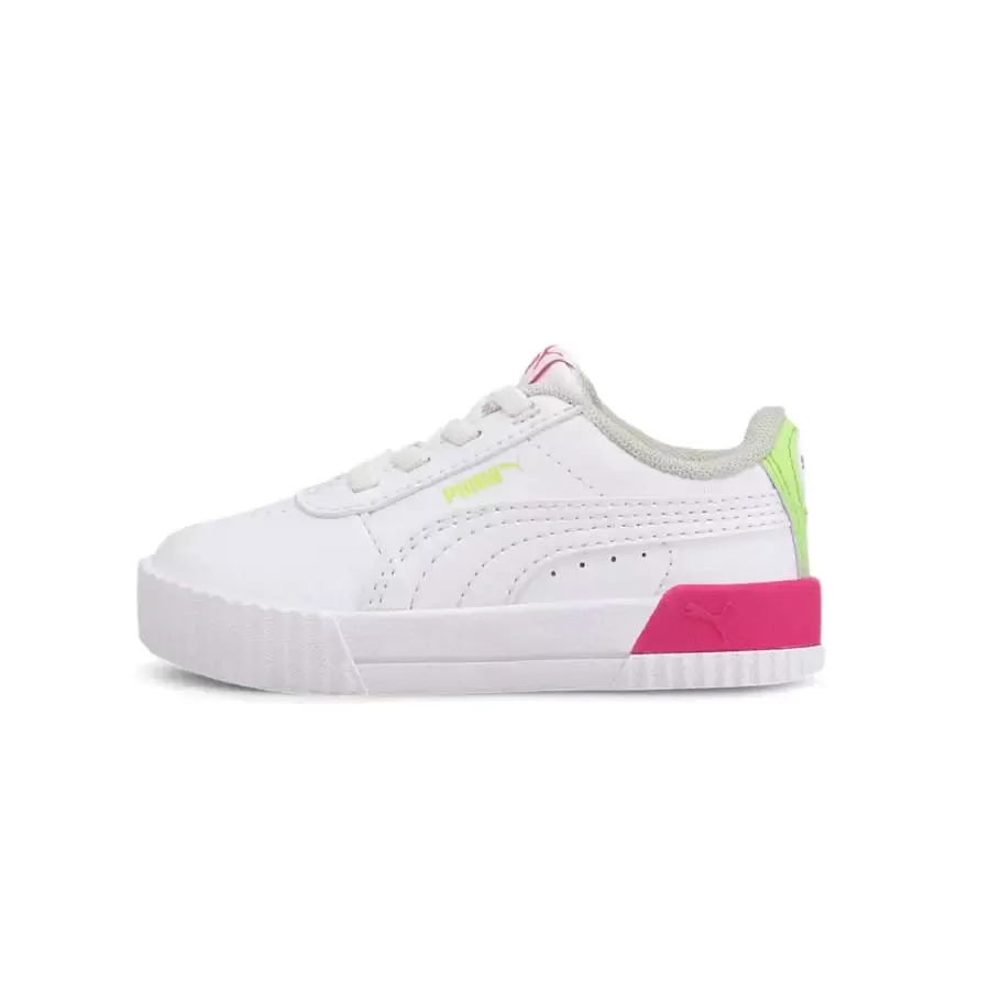 Imagen 0 de 5 de Zapatillas Puma Carina Vivid Ac Inf-BLANCO/ROSA/LIMA