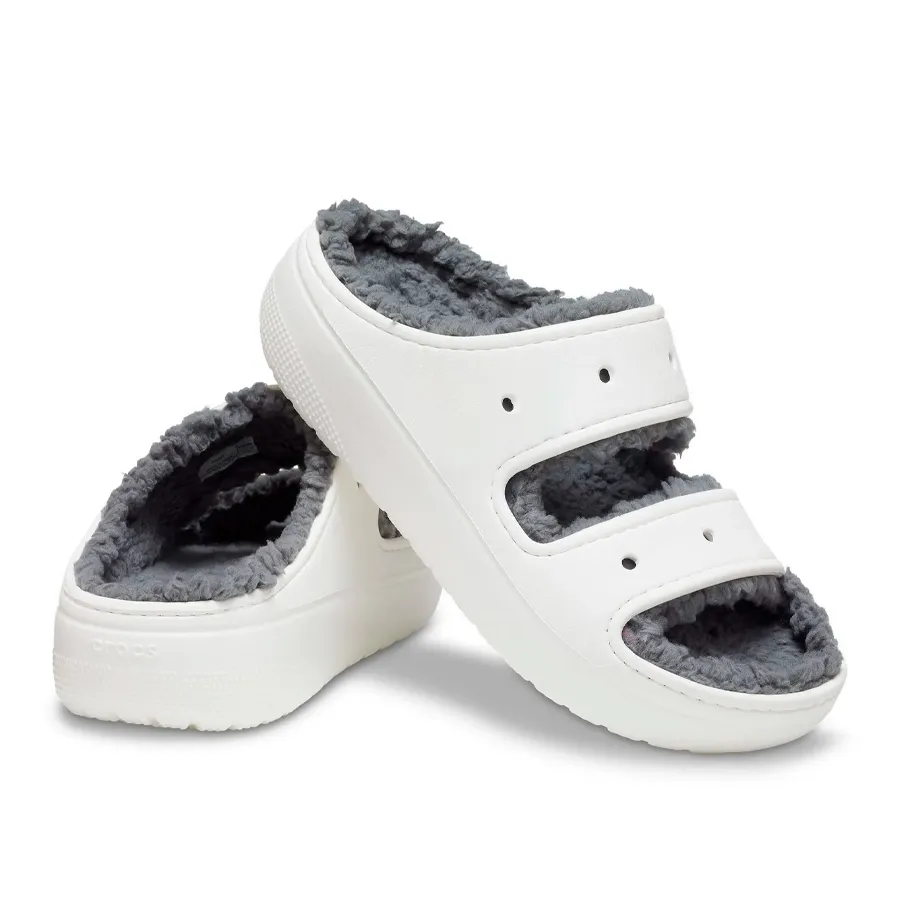 Imagen 3 de 6 de Sandalias Crocs Classic Cozzzy-BLANCO