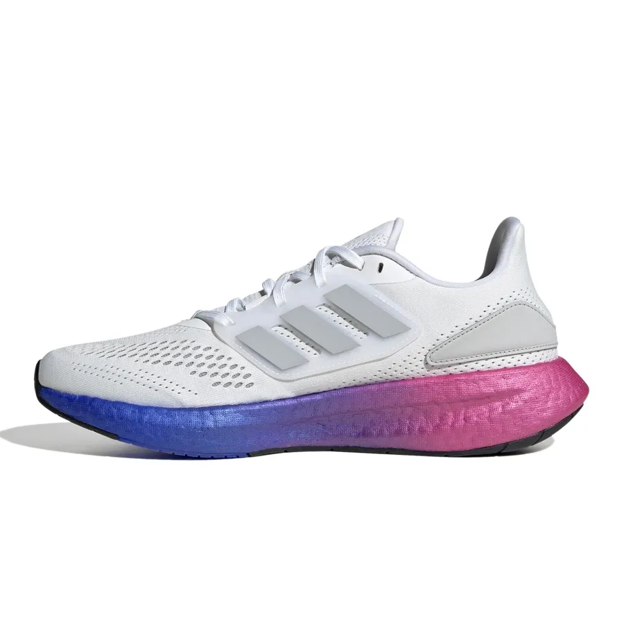 Imagen 2 de 7 de Zapatillas adidas Pureboost 22-BLANCO/GRIS/FUCSIA