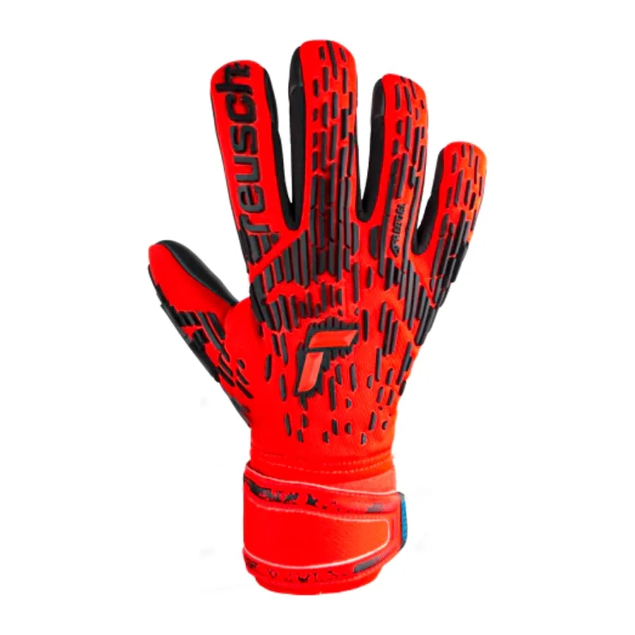 Imagen 1 de 4 de Guantes Reusch Attrakt Freegel-NARANJA/NEGRO