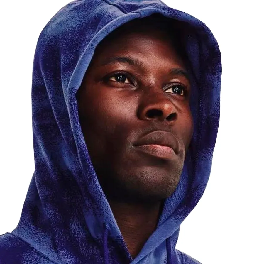 Imagen 4 de 5 de Buzo Under Armour Rival Terry Novelty-AZUL/NEGRO