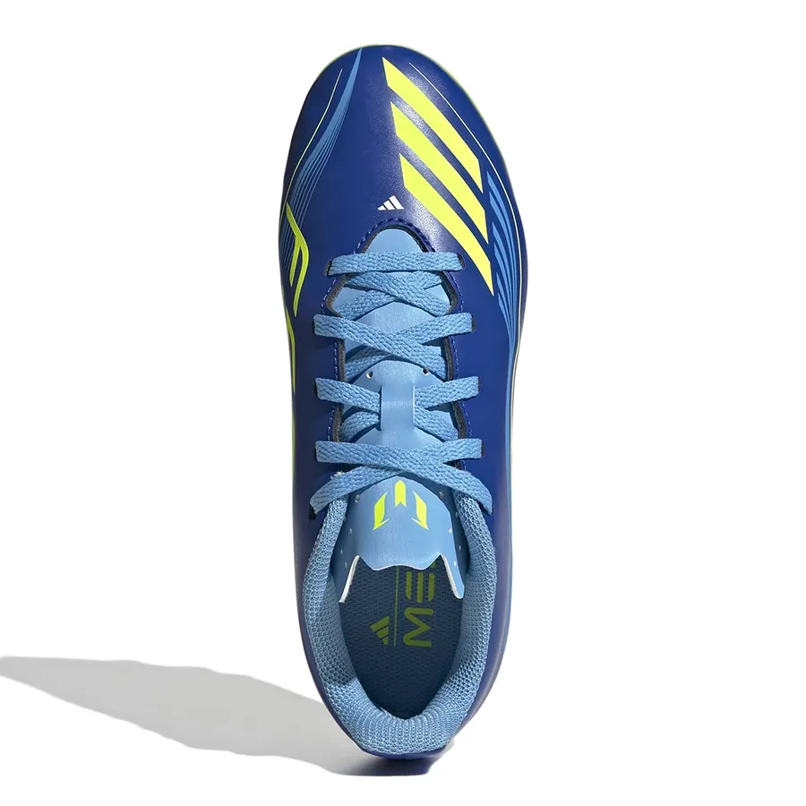 Imagen 3 de 7 de Botines adidas F50 Messi Club Fg-AZUL FRANCIA/AMARILLO FLUOR/CELESTE