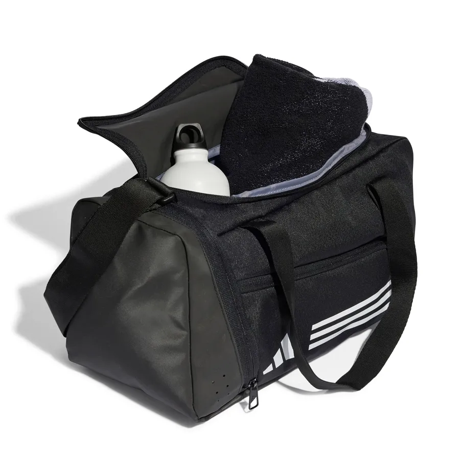 Imagen 3 de 6 de Bolso adidas Essentials 3 Franjas-NEGRO/BLANCO