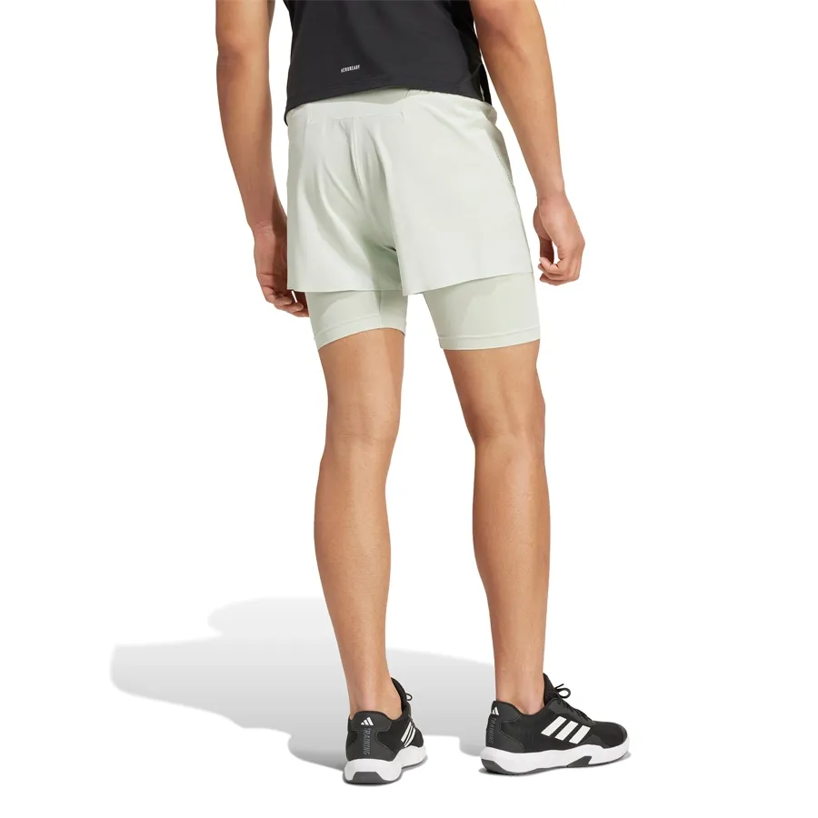 Imagen 1 de 5 de Short adidas Hr 2in1-VERDE AGUA