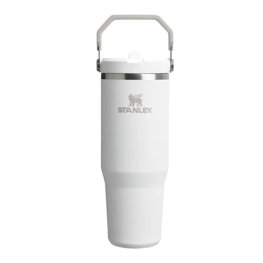 Imagen 0 de 3 de Botella Stanley Flip Straw Tumbler 887ml-BLANCO/GRIS