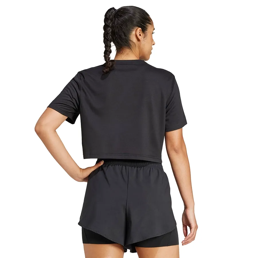 Imagen 1 de 4 de Remera adidas Entrenamiento Train Essentials Boxy-NEGRO