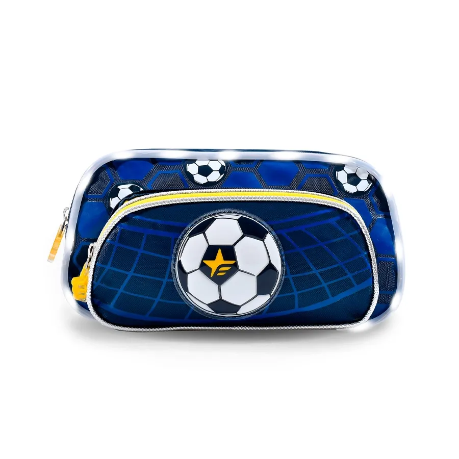 Imagen 0 de 2 de Cartuchera C/Led Play Futbol Footy-MARINO/BLANCO/AMARILLO