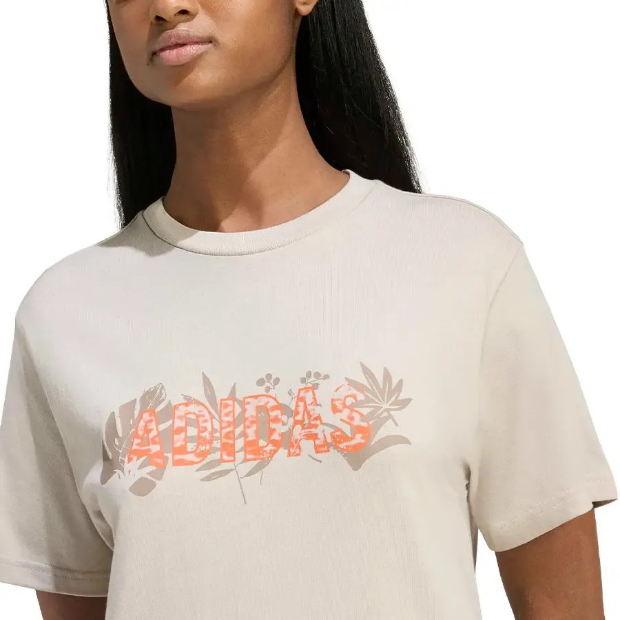 Imagen 3 de 5 de Remera adidas originals Graphic Animal-BEIGE