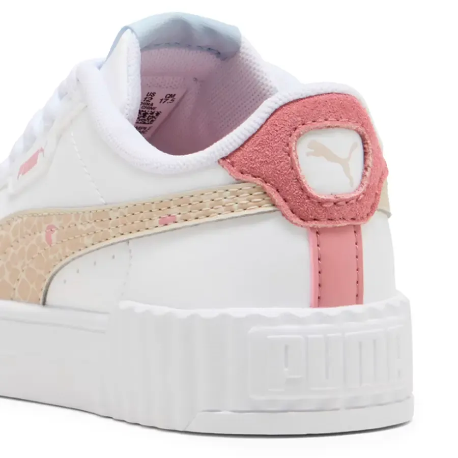 Imagen 6 de 7 de Zapatillas Puma Carina 3.0 Winter Safari-BLANCO/BEIGE/ROSA