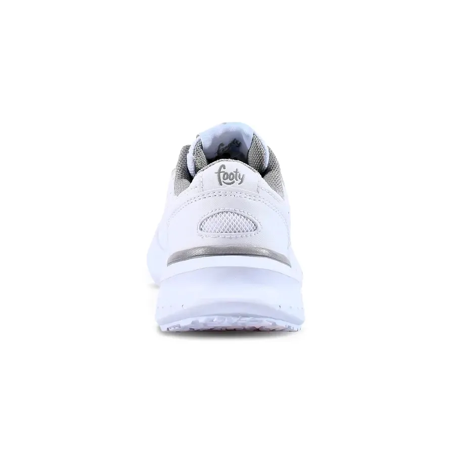 Imagen 2 de 3 de Zapatillas Footy Escolar Princeton-BLANCO/GRIS