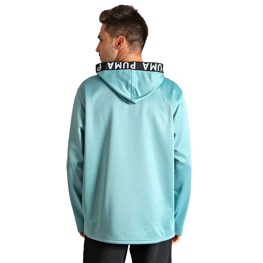 Imagen 1 de 4 de Buzo Puma Train Power Fleece-VERDE AGUA