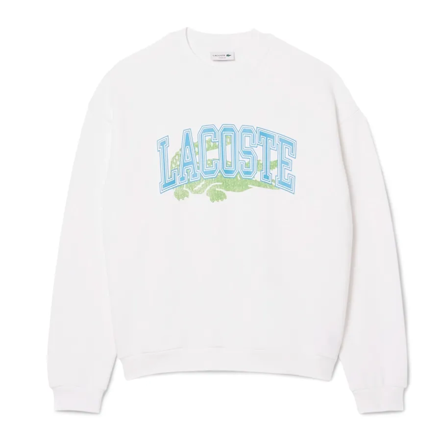 Imagen 2 de 4 de Buzo Lacoste -BLANCO/CELESTE
