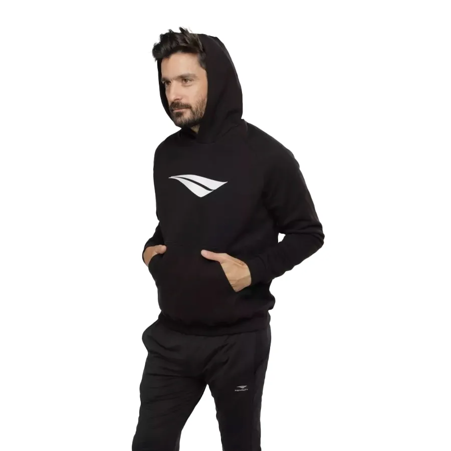 Imagen 3 de 6 de Buzo Penalty Canguro Friza-NEGRO