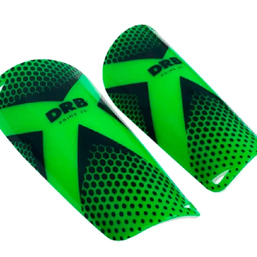 Imagen 1 de 2 de Canilleras DRB Canillera Prime 20-VERDE/NEGRO