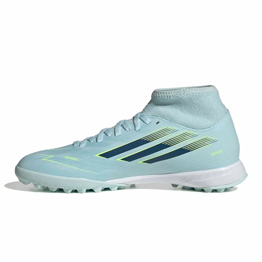 Imagen 2 de 7 de Botines adidas F50 Sparkfusion Club Tf-AERO/MARINO/AMARILLO FLUOR