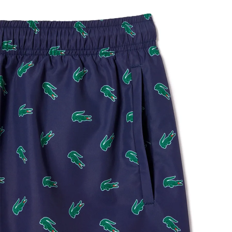 Imagen 3 de 5 de Short Lacoste De Baño-MARINO/VERDE