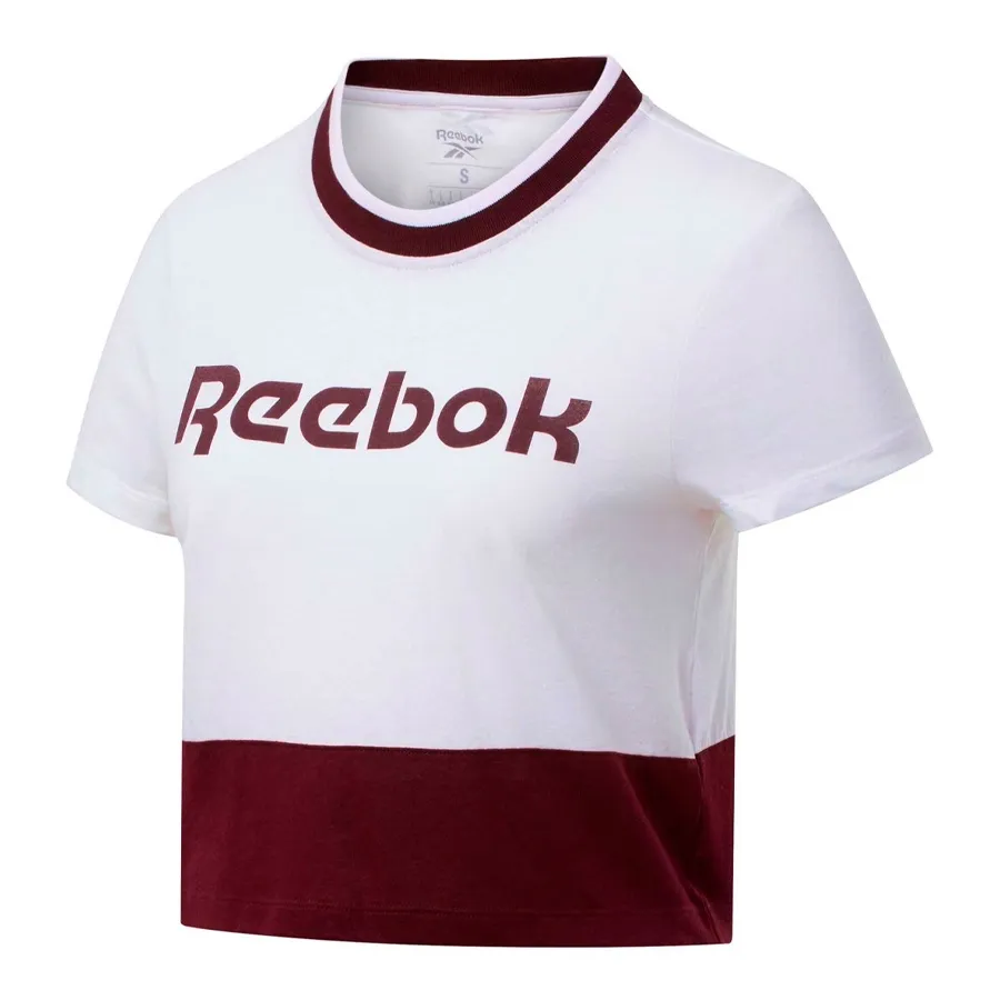 Imagen 0 de 2 de Remera Reebok Essential Linear Logo-BLANCO/BORDO