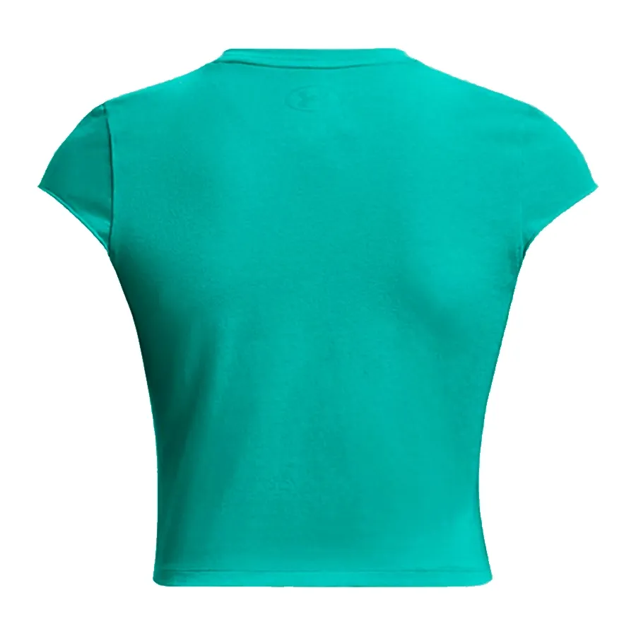 Imagen 3 de 4 de Remera Under Armour Project Rock Night Shift-VERDE AGUA