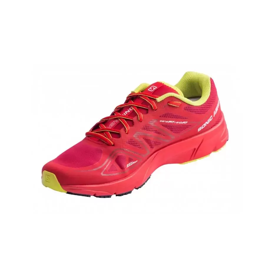 Imagen 3 de 4 de Zapatillas Salomon Sonic Aero M-ROJO/LIMA