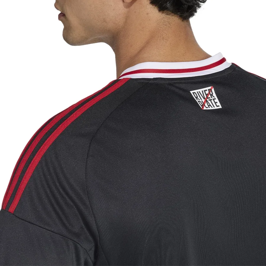 Imagen 5 de 6 de Remera adidas Camiseta Alternativa River Plate 25/26-NEGRO/ROJO