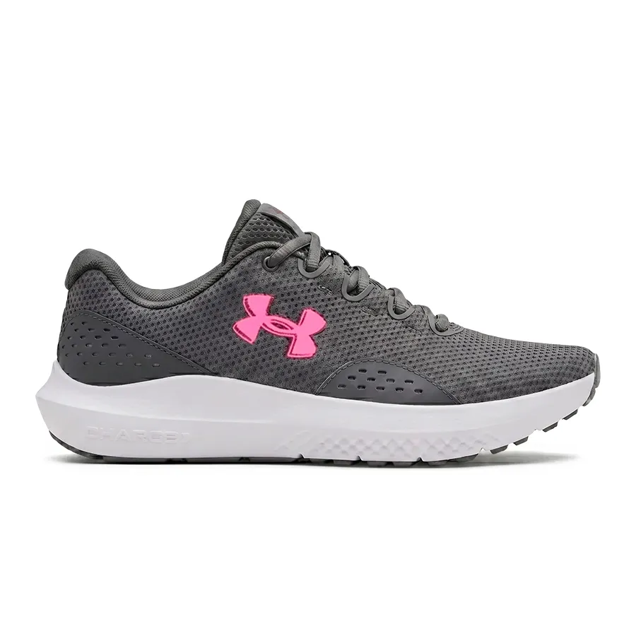 Imagen 0 de 4 de Zapatillas Under Armour Charged Surge 4-GRIS/BLANCO/ROSA