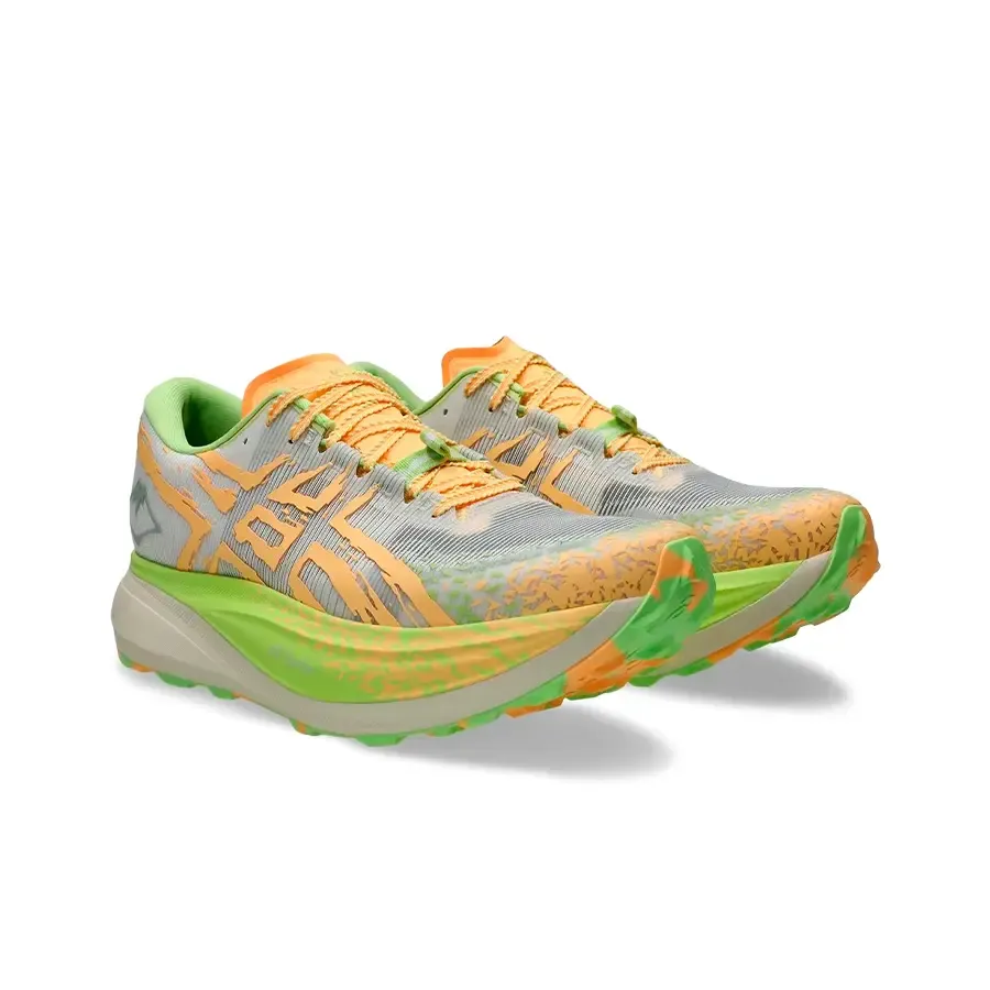 Imagen 1 de 6 de Zapatillas Asics Metafuji Trail-GRIS-NARANJA-LIMA