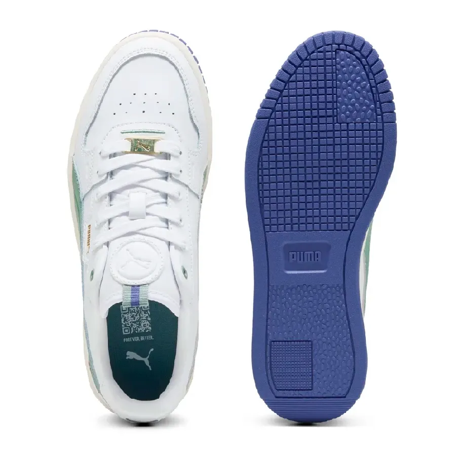 Imagen 3 de 6 de Zapatillas Puma Carina Street Lux-BLANCO/OLIVA