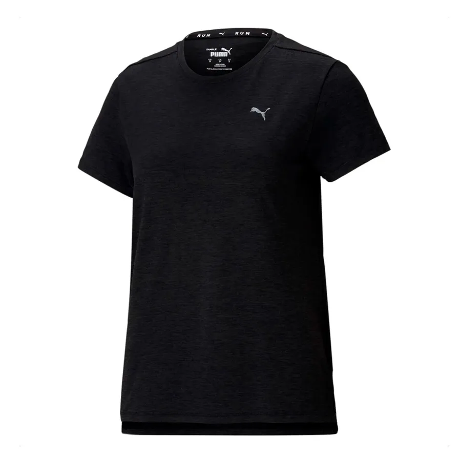 Imagen 3 de 4 de Remera Puma Run Favorite Heather-NEGRO