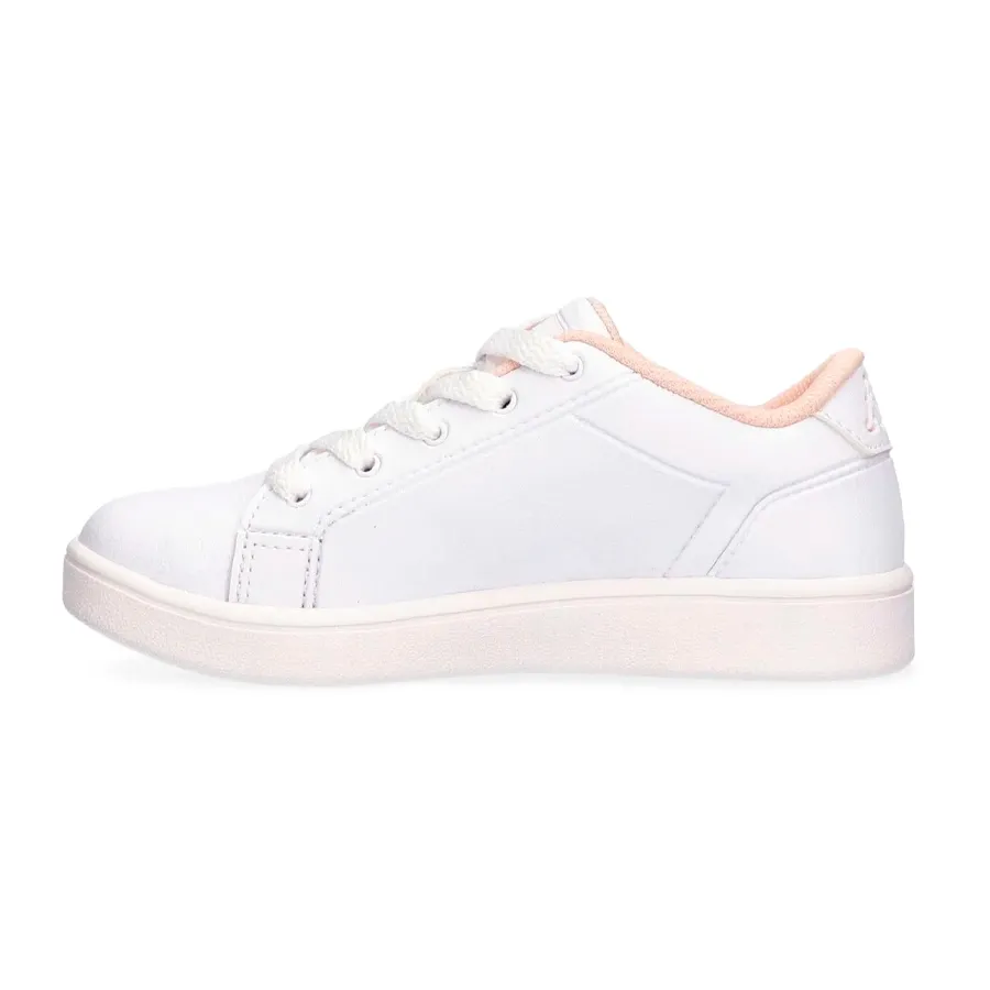 Imagen 1 de 5 de Zapatillas Kappa Colegial II Cordon-BLANCO/ROSA