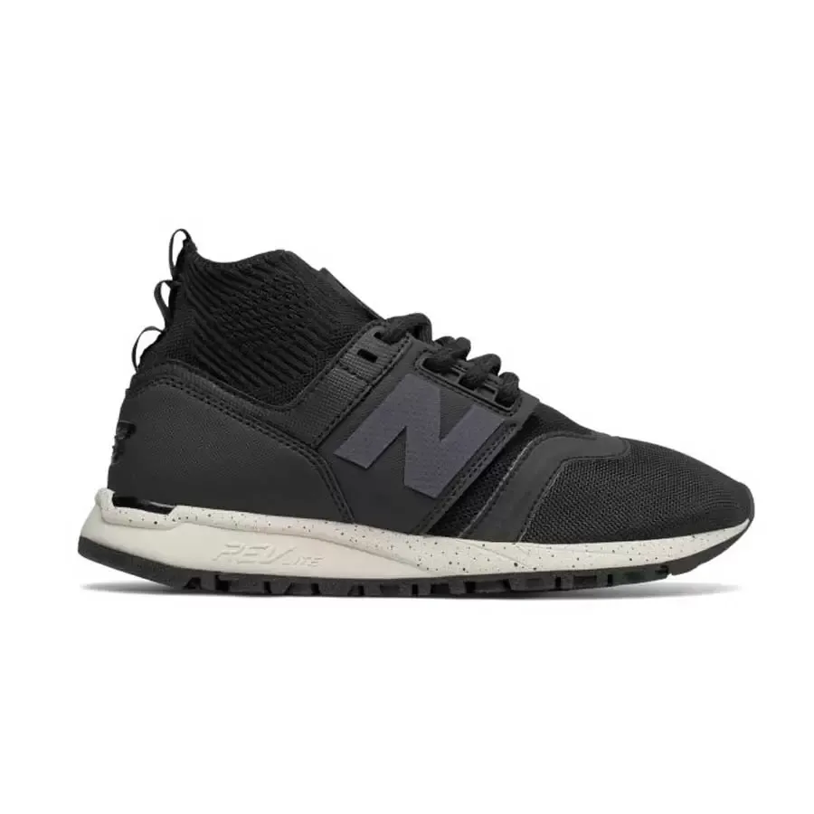 Imagen 3 de 4 de Zapatillas New Balance 247 Mid Cut-NEGRO