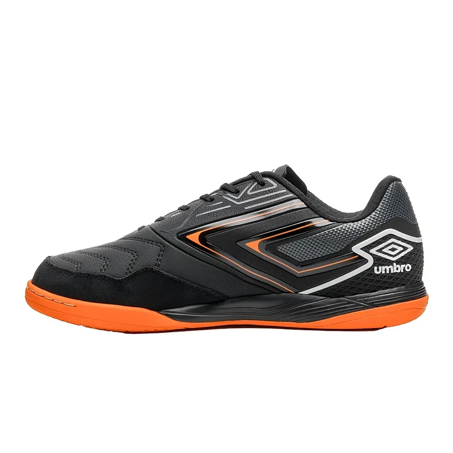 Imagen 2 de 5 de Botines Umbro Botin Sala Pro 5 Bump-NEGRO/NARANJA/CELESTE