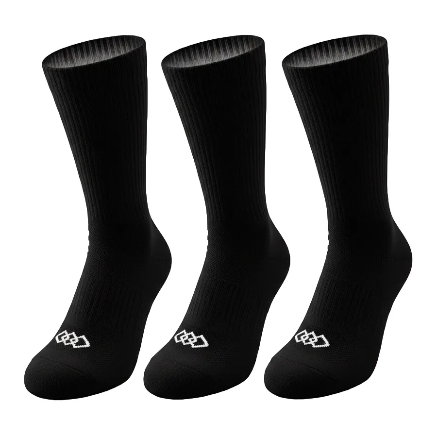 Imagen 0 de 2 de Medias Kamp Crew Tripack-NEGRO