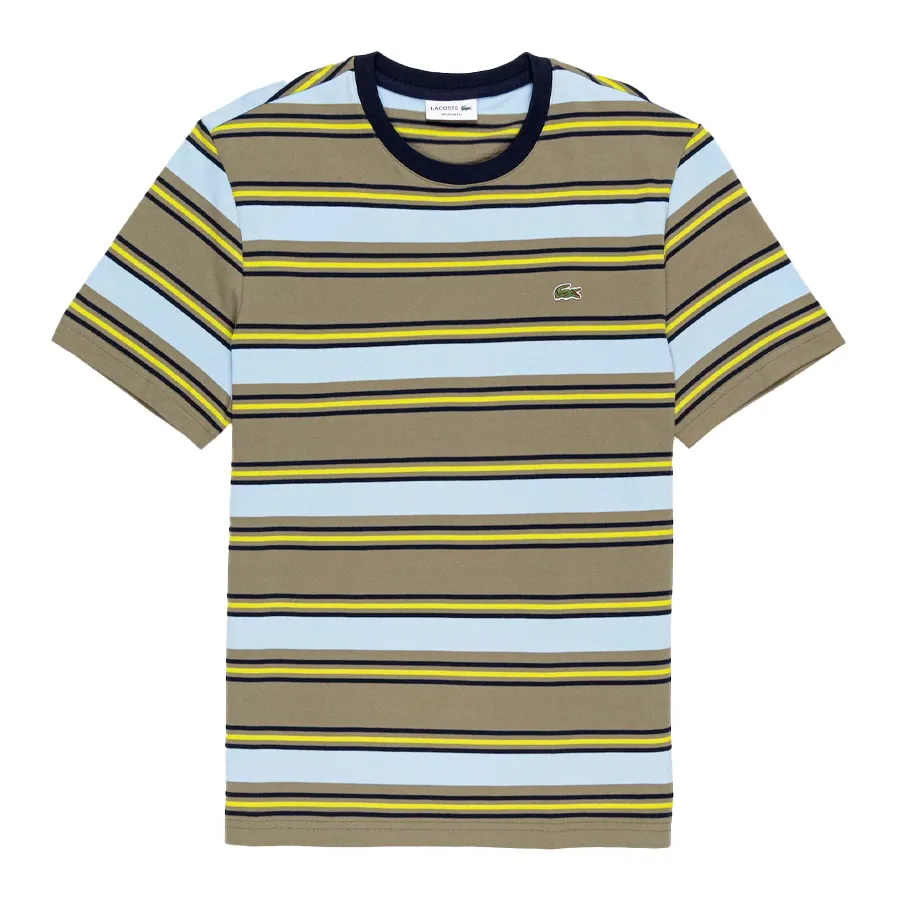 Imagen 0 de 2 de Remera Lacoste -VERDE/CELESTE/MARINO