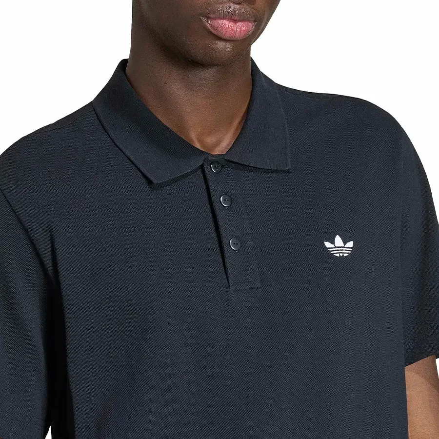 Imagen 3 de 5 de Polo adidas originals Trifolio Essentials-NEGRO