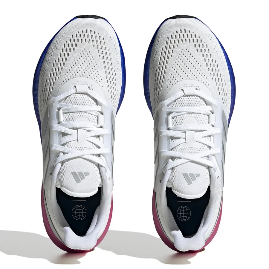 Imagen 3 de 7 de Zapatillas adidas Pureboost 22-BLANCO/GRIS/FUCSIA