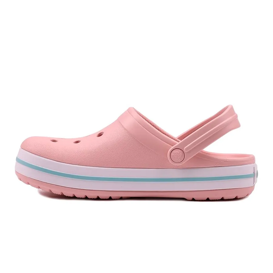 Imagen 1 de 7 de Ojotas Crocs Crocband-ROSA/BLANCO/VERDE AGUA